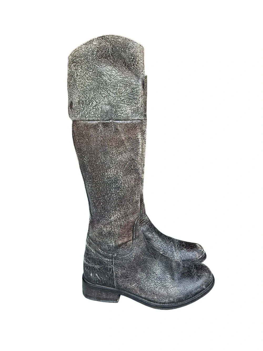• STEVE MADDEN • Steve Madden crackle “Reins” equestrian riding boots 7.5